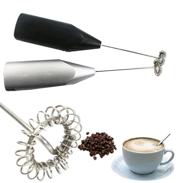 Household hand-held electric egg beater milk bar stainless steel coffee stir bar juice bar