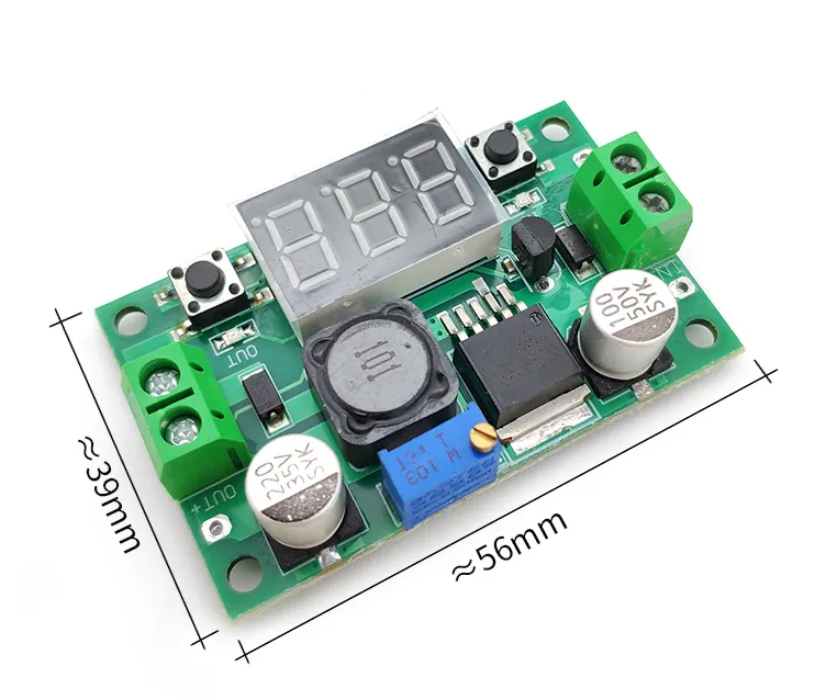 High Power Buck Module With Digital Display