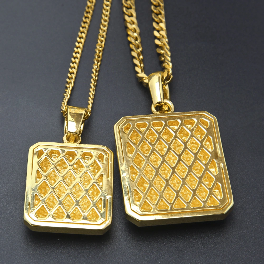 Heavy Industry Full Diamond Army Brand Necklace