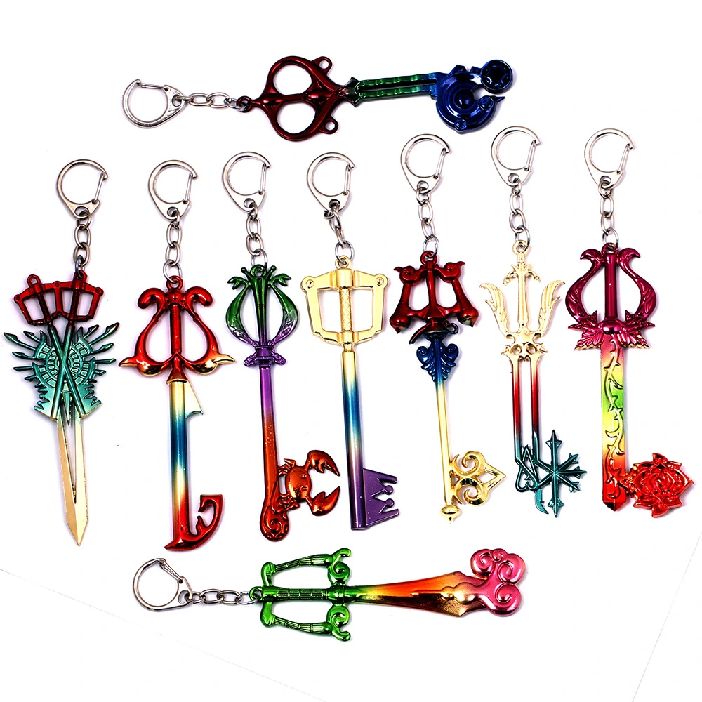 Anime Periphery Kingdom Heart Jewelry Wholesale Kingdom Hearts Kingdom Heart Keychain