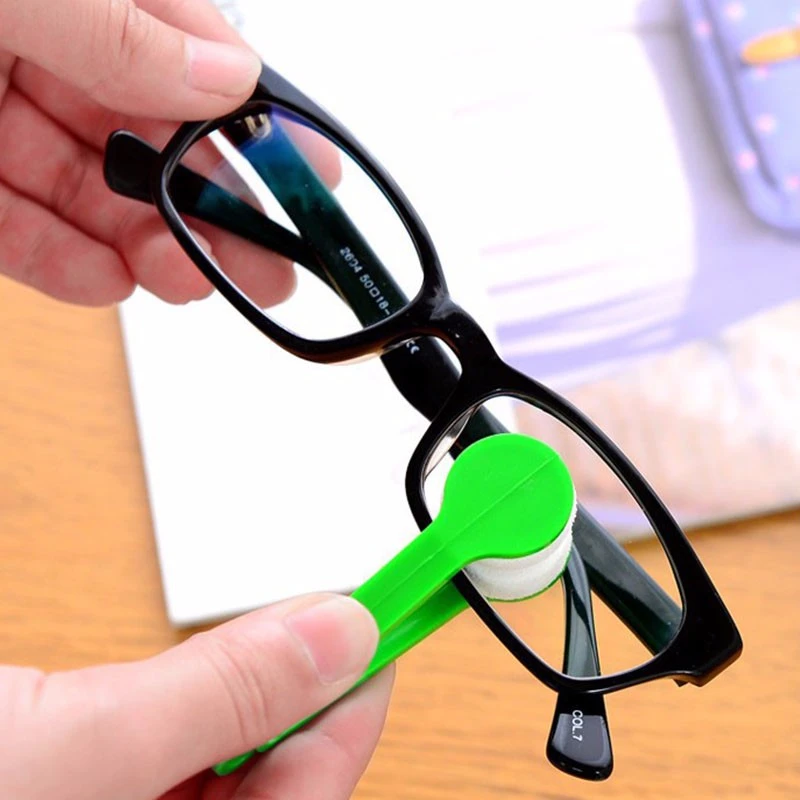 2Pcs Eyeglasses handle brush sunglasses cleaner