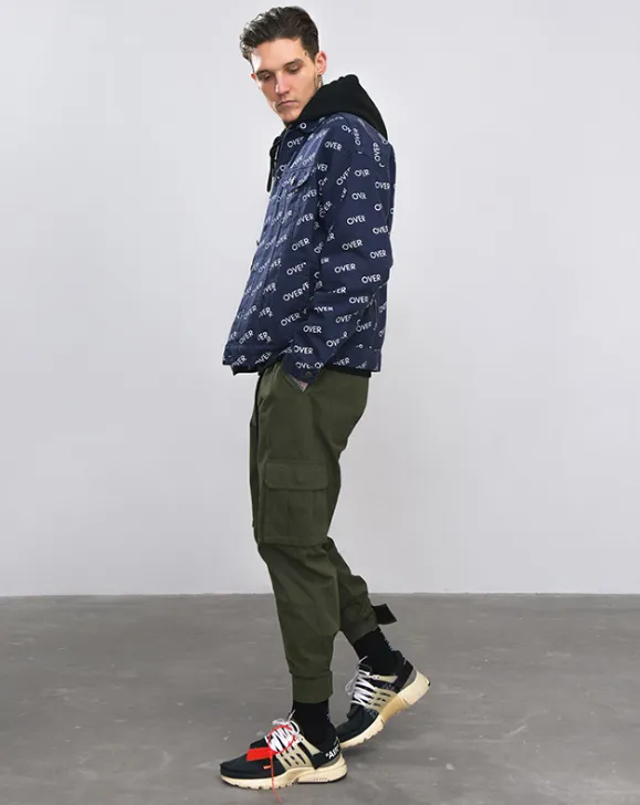 2021 autumn new European and American printing men's jacket casual wash jacket lovers