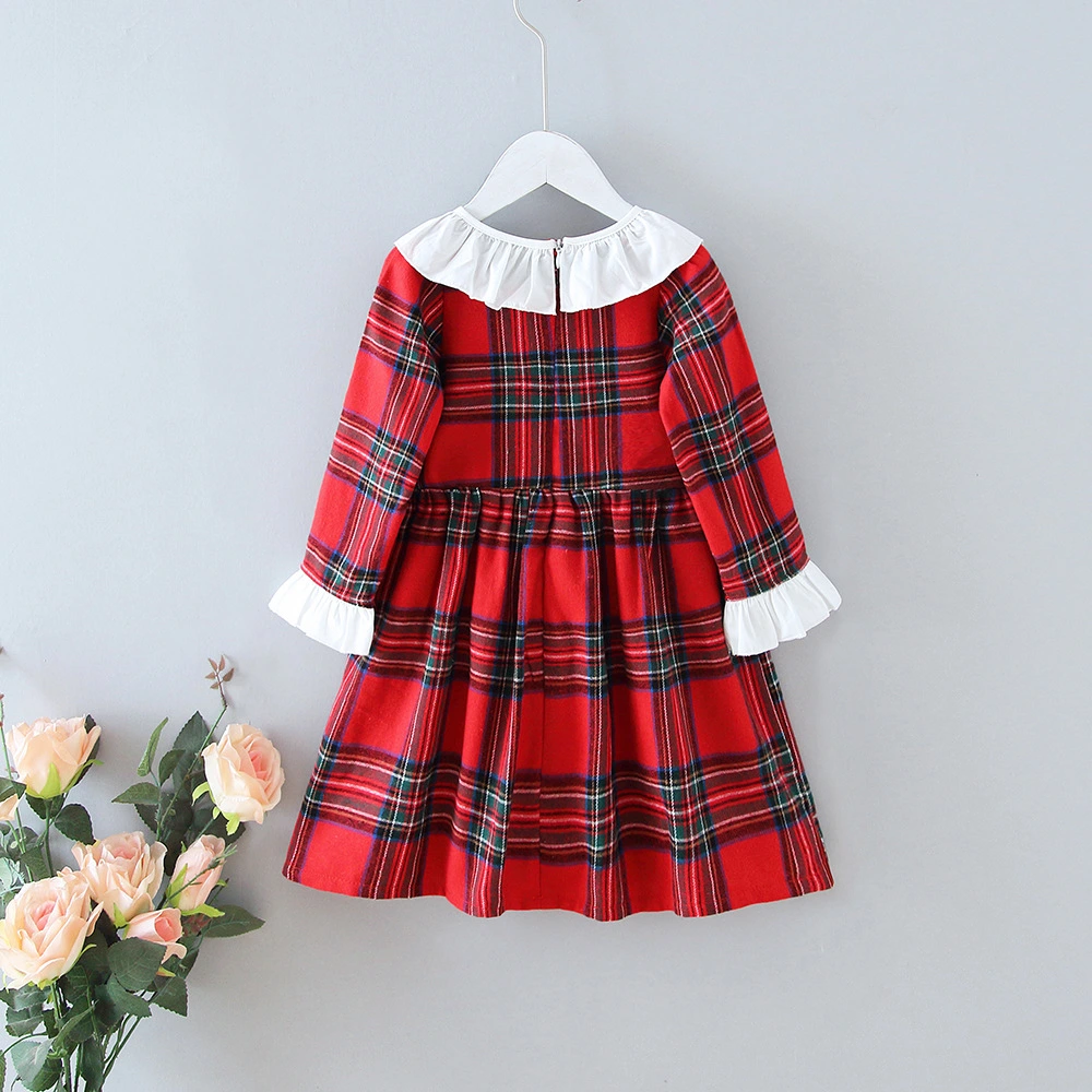 Dress 2021 New Children's Clothing Casual Elegant Long-Sleeved Children 