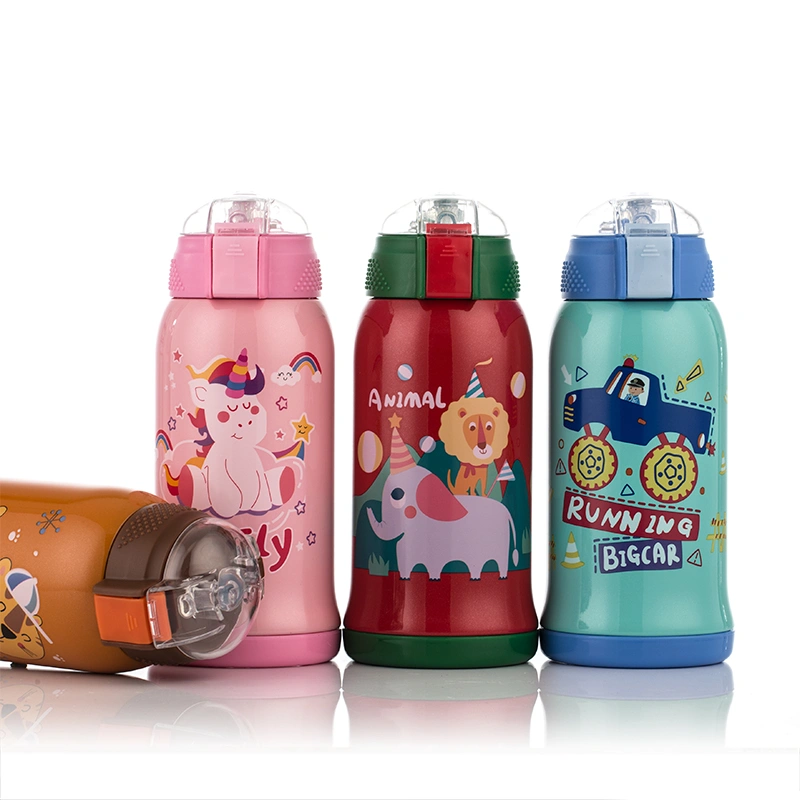 Smart children's thermos cup and straw pot