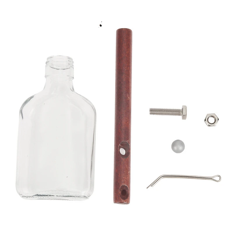 Glass bottle unlock and unbuckle