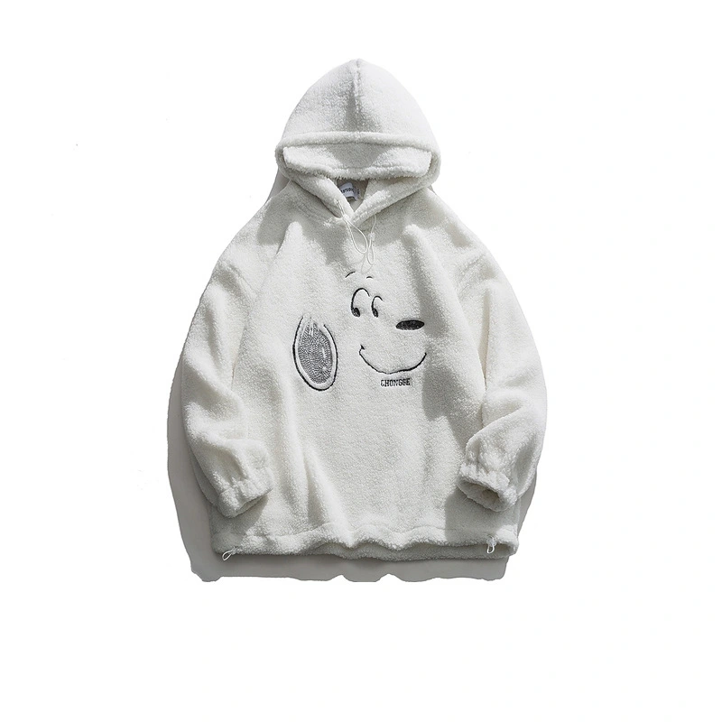 Embroidered hooded sweatshirt