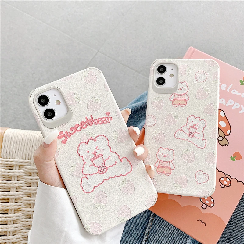 Compatible with Apple , Bear mobile phone case