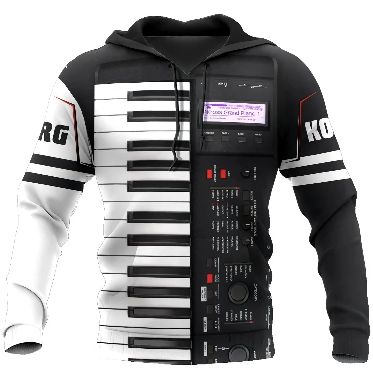 Leisure series hooded pullover sweater