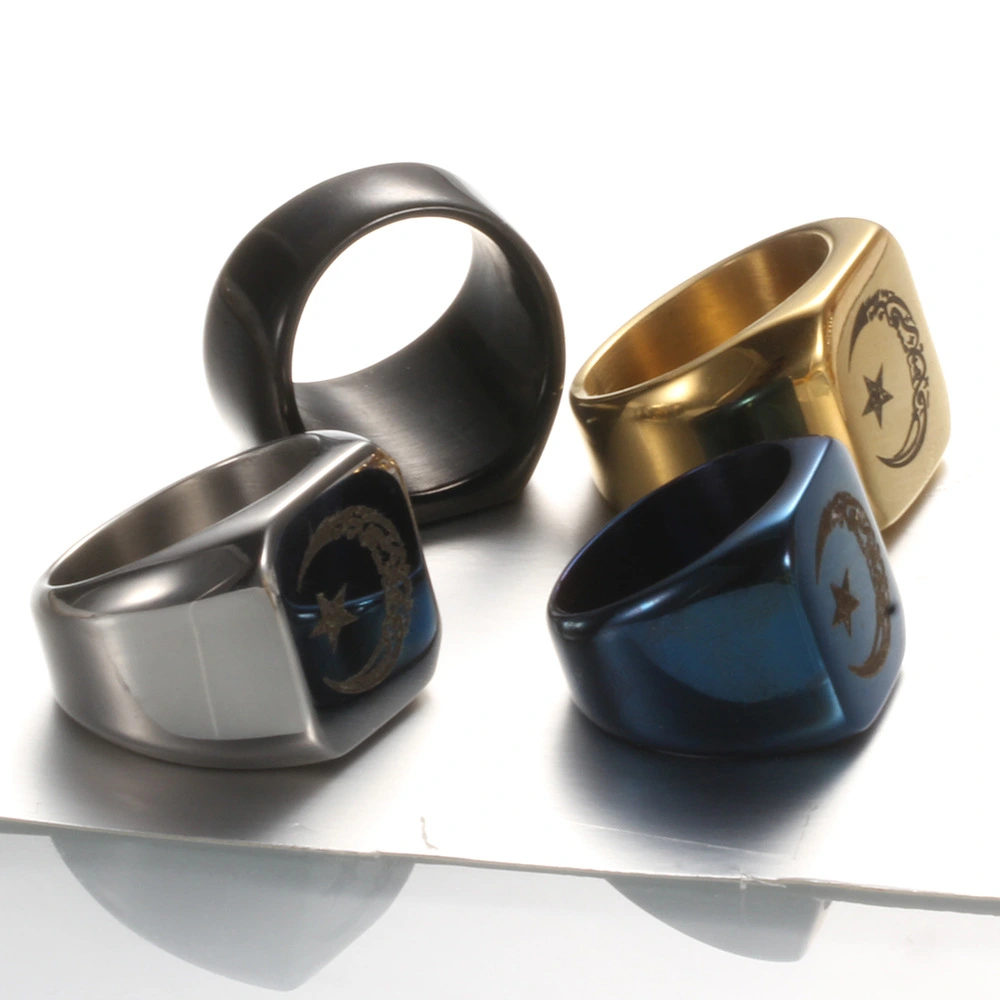 Moon stars sun ring