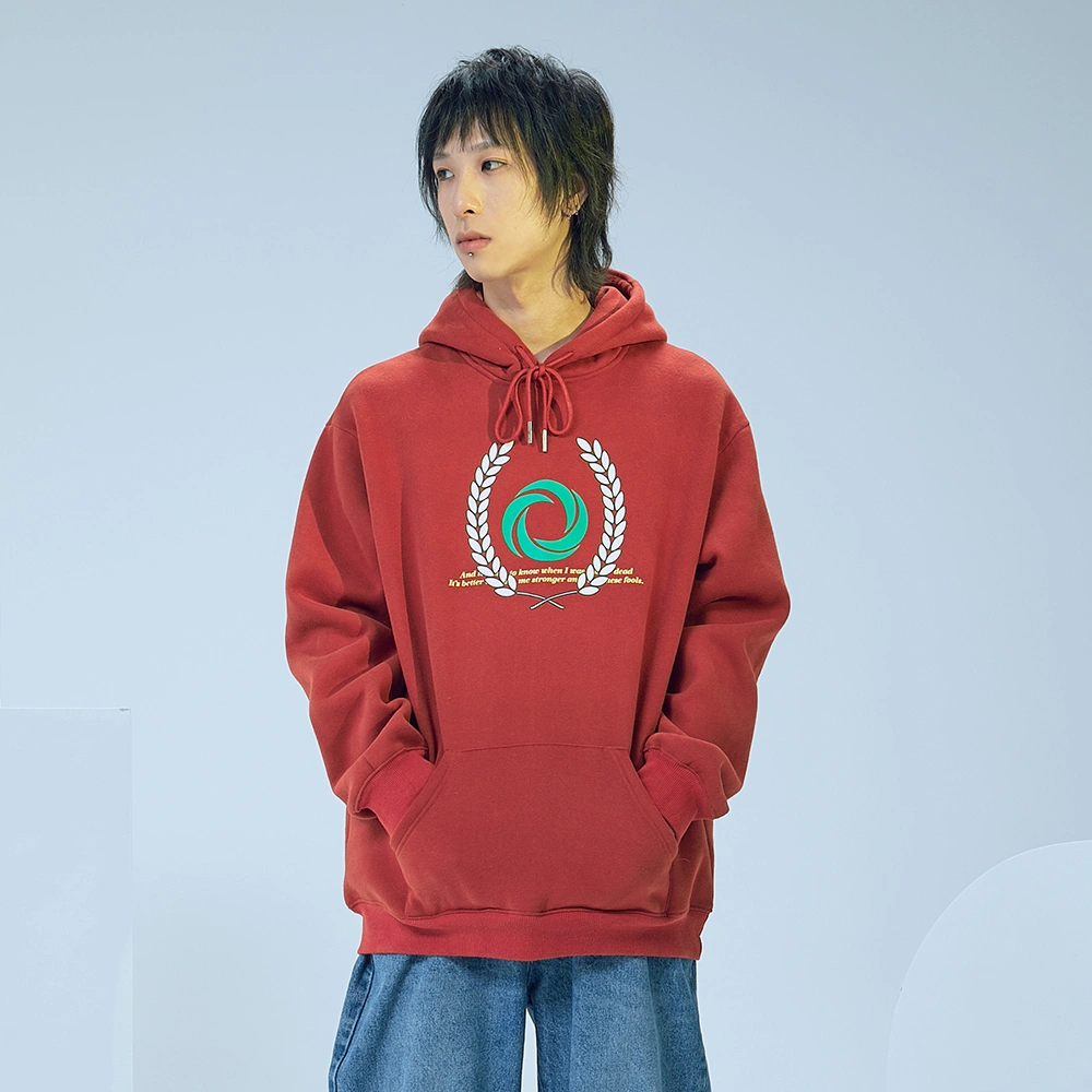 Hooded fleece sweater