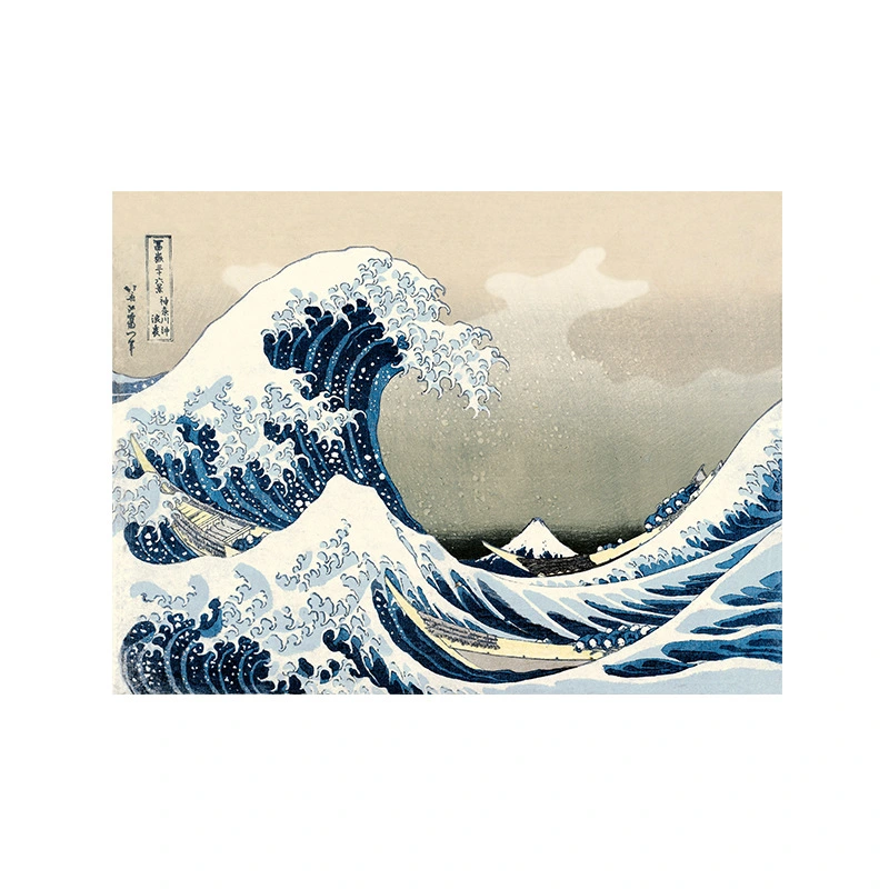 Sea wave decorative painting