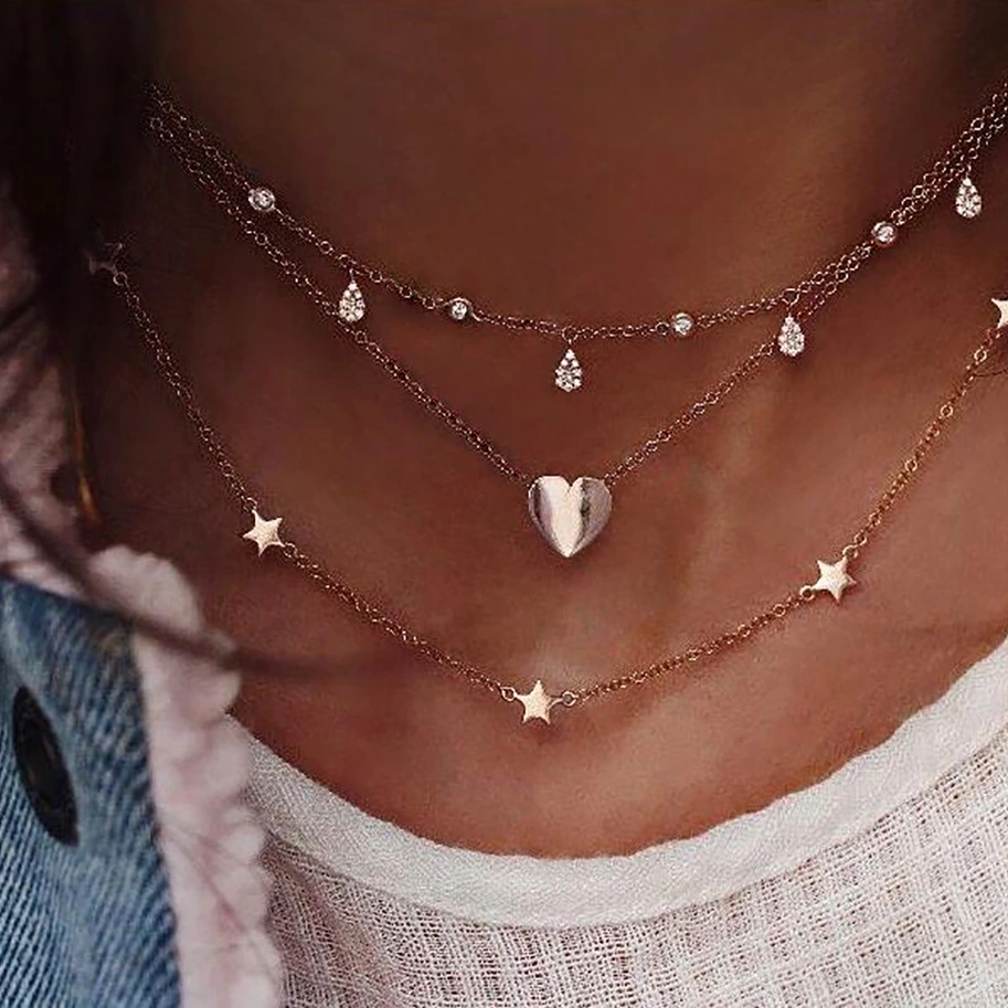 Love Star Multilayer Necklace
