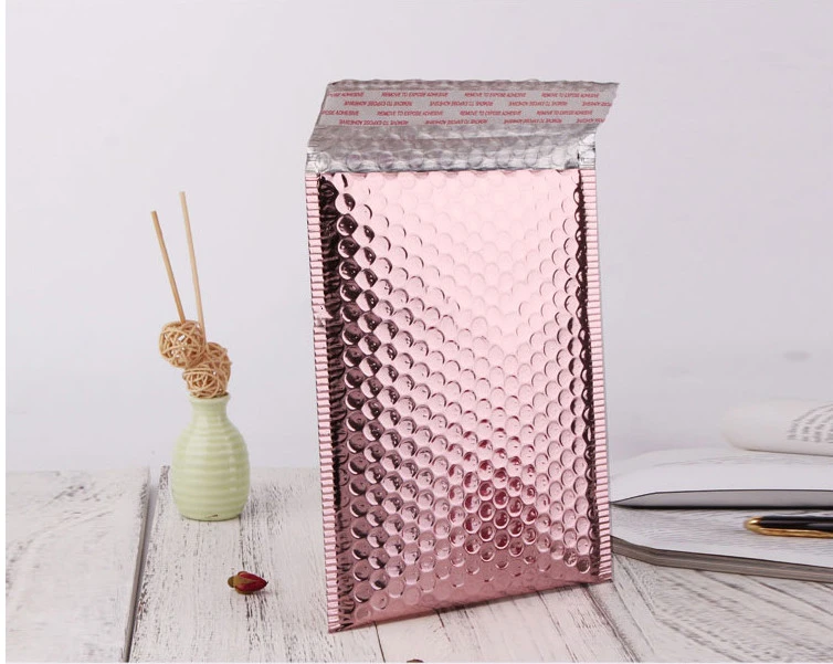 Thickened rose gold bubble bag