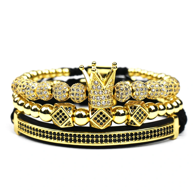 Crown small triangle bracelet