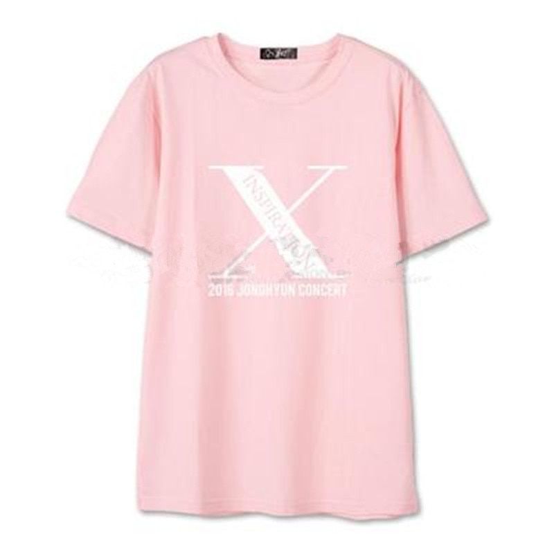 Kpop Shinee T-shirt Unisex Jonghyun X-INSPIRATION Concert men Tshirt causal Tee short sleeve Tops summer (5)