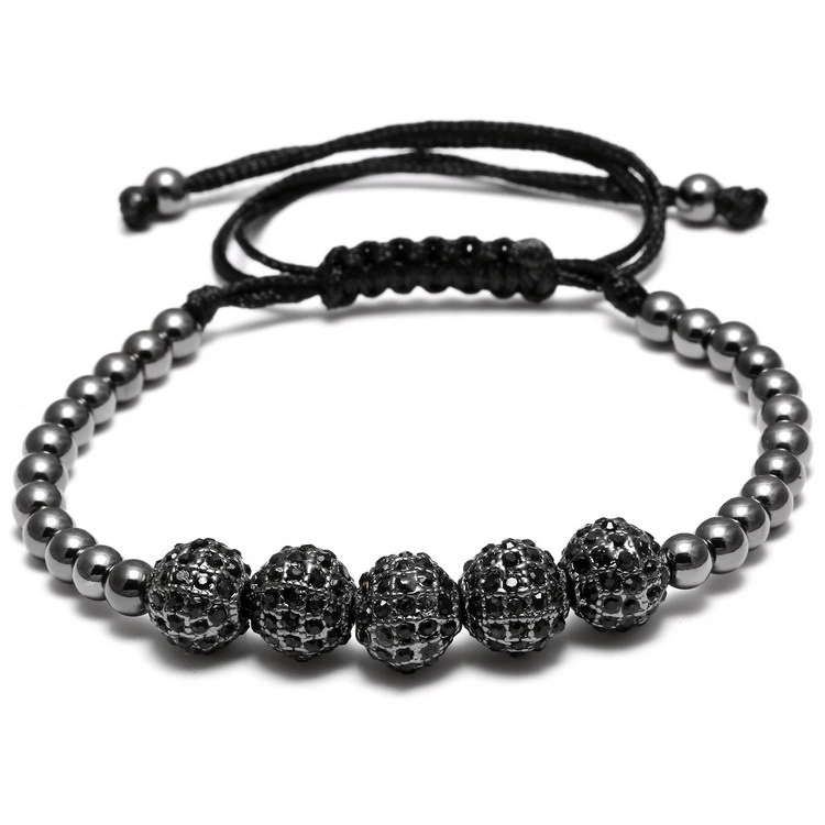 European and American inlaid zircon bracelet