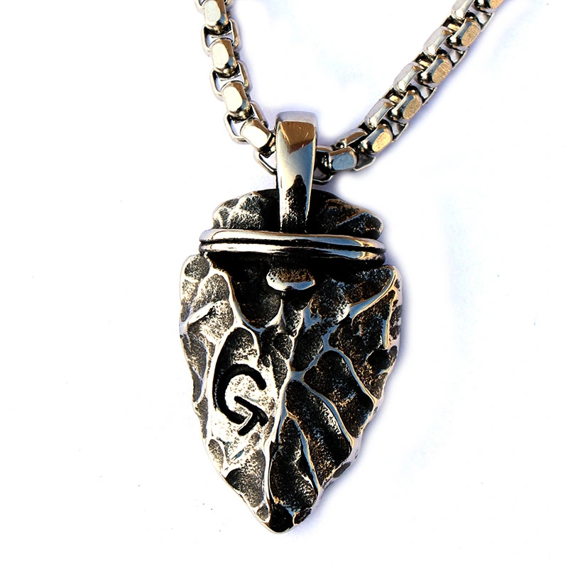 Titanium steel pendant necklace