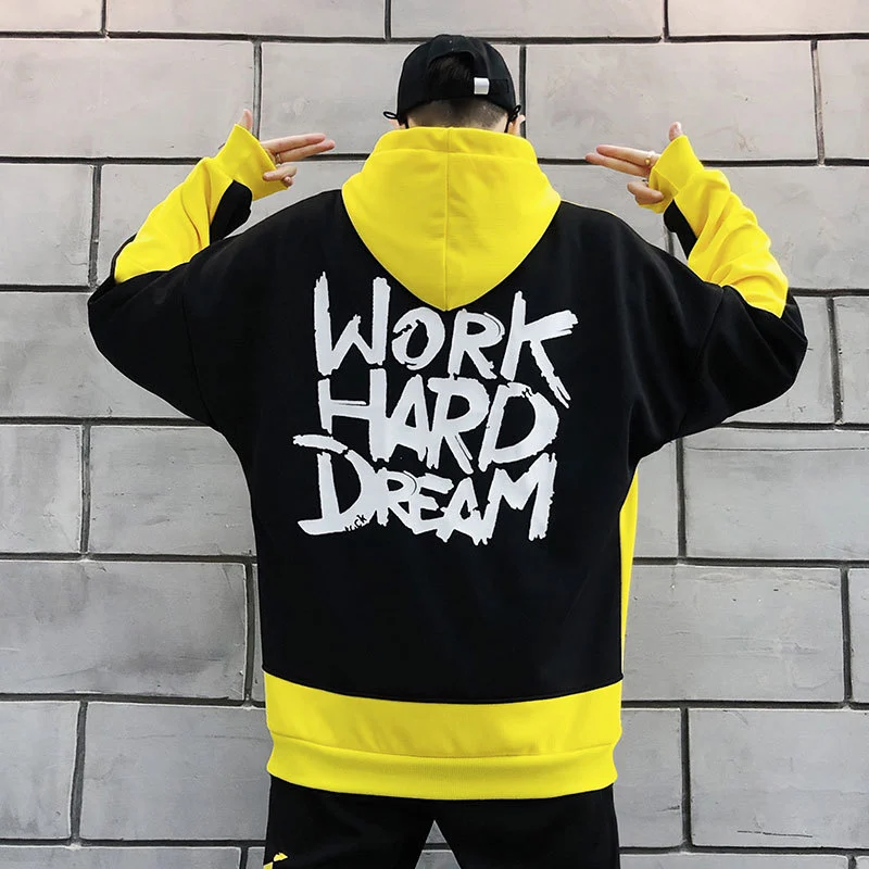 Hong Kong style hooded sweatshirt