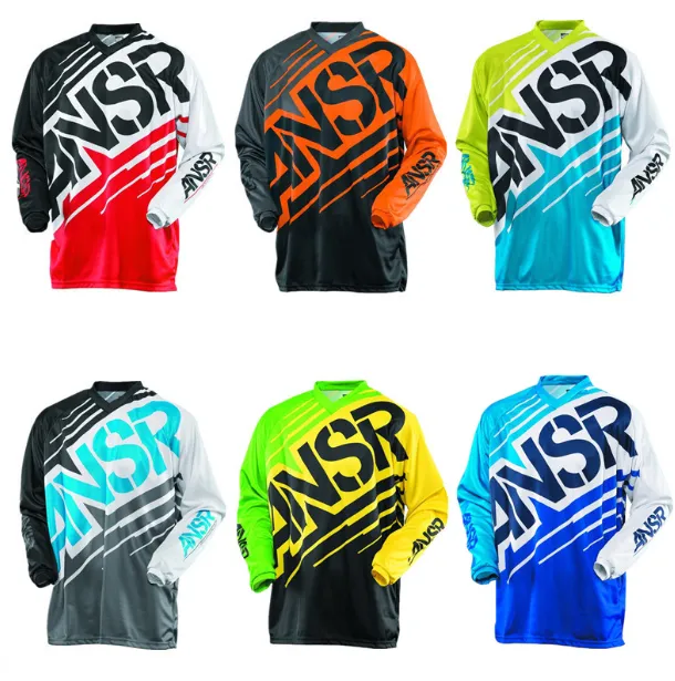 ANSR speed drop suit TLD mountain bike Jersey long-sleeved shirt men summer off-road motorcycle racing suit quick-drying clothes