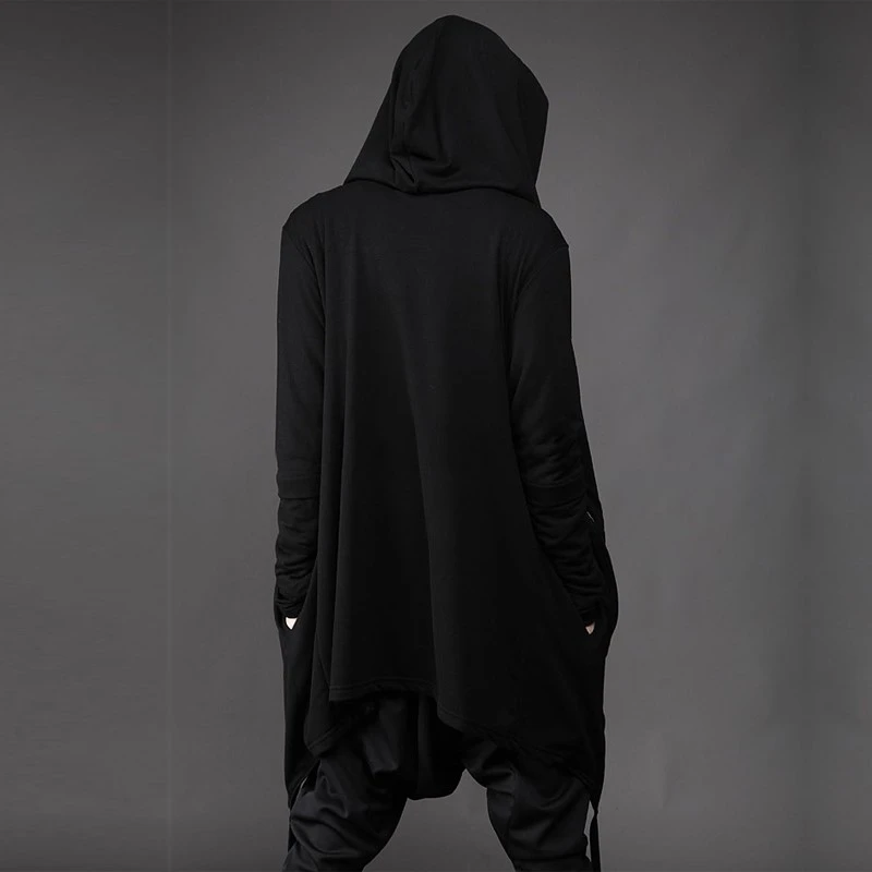 Men's irregular hoodie
