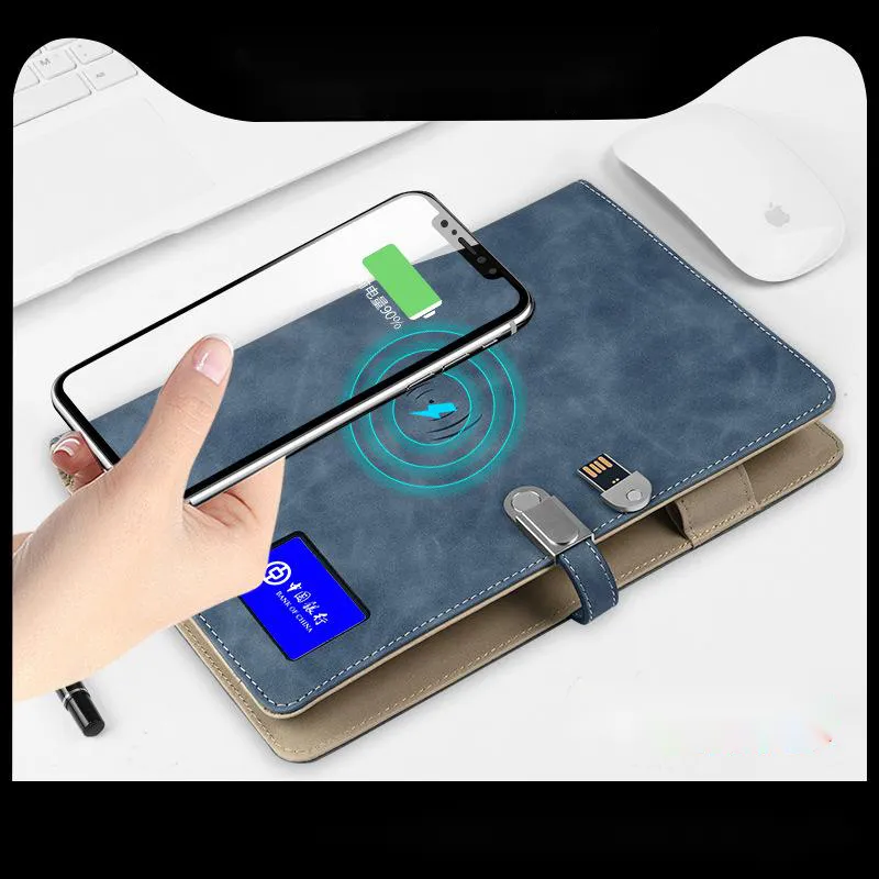 Multifunctional Wireless Charging U Disk Notebook Mobile Power Notebook