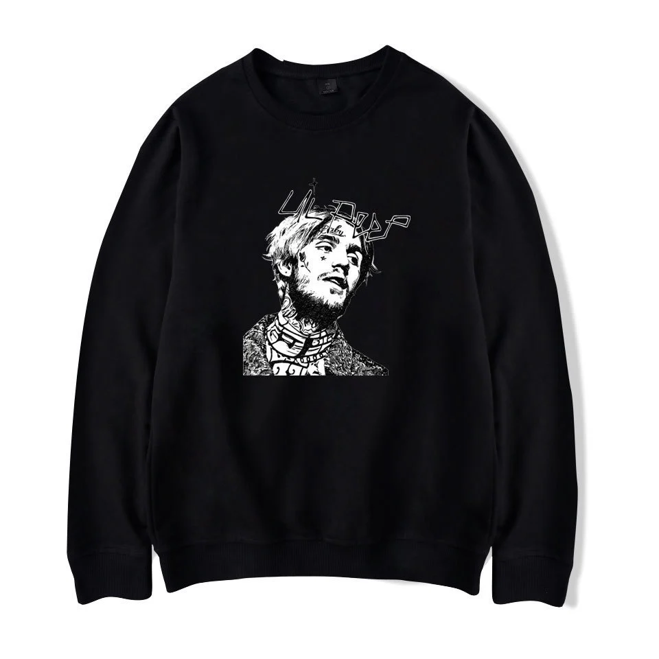 Fleece crew neck sweater Lil peep