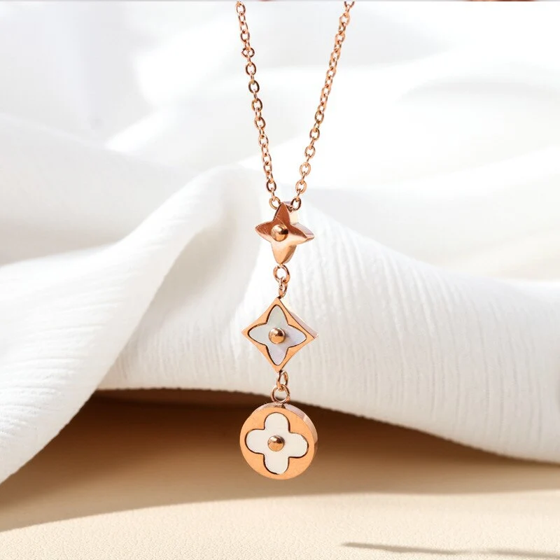 Japanese And Korean New Style Titanium Steel Non-fading Clavicle Chain