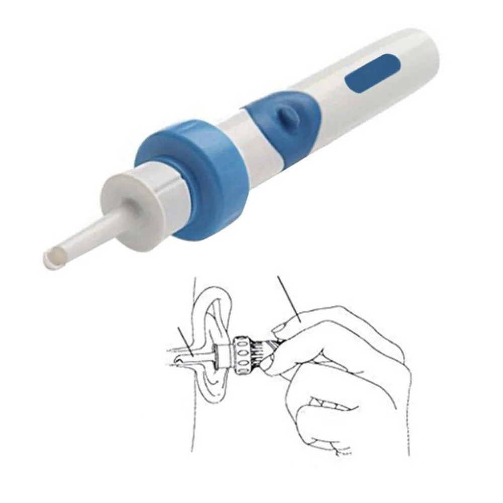 Electric wireless painless vacuum earwax suction device