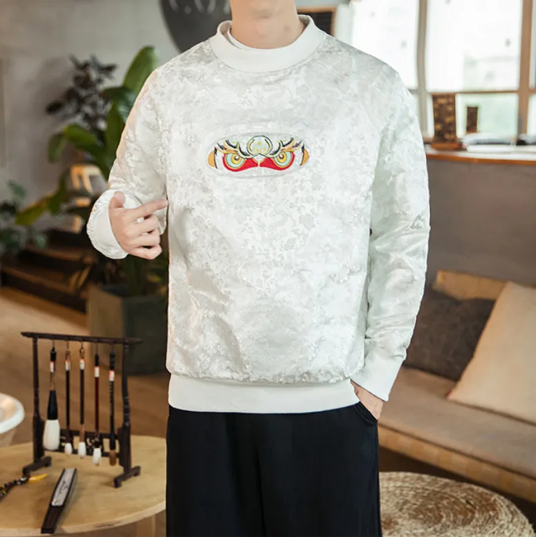 Sun Wukong Embroidered Sweatshirt