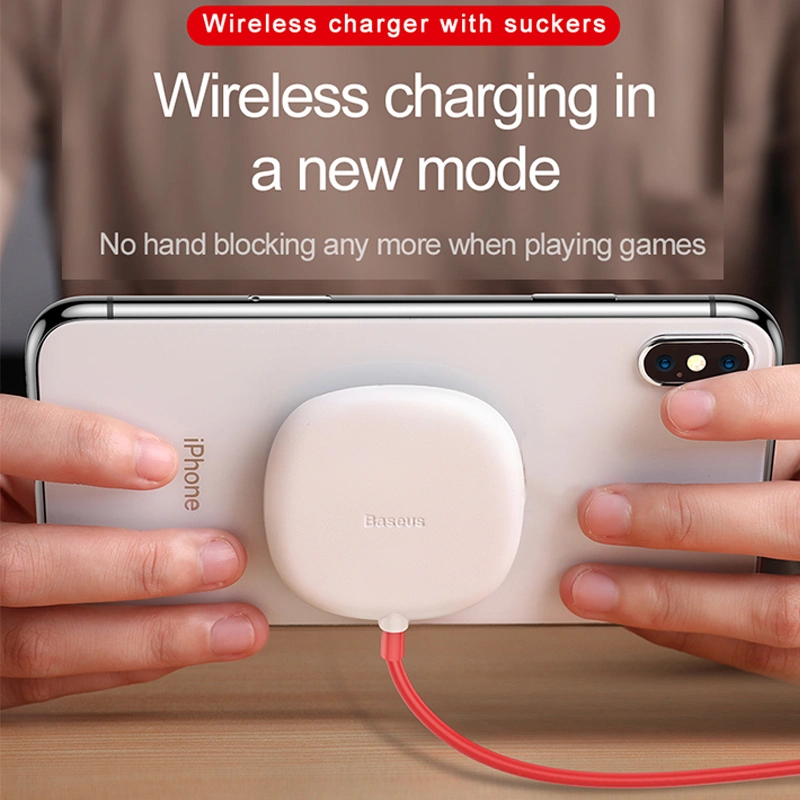 Suction cup mobile wireless charger
