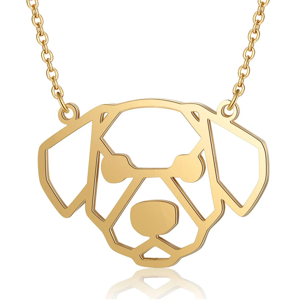 Weixing puppy titanium steel necklace