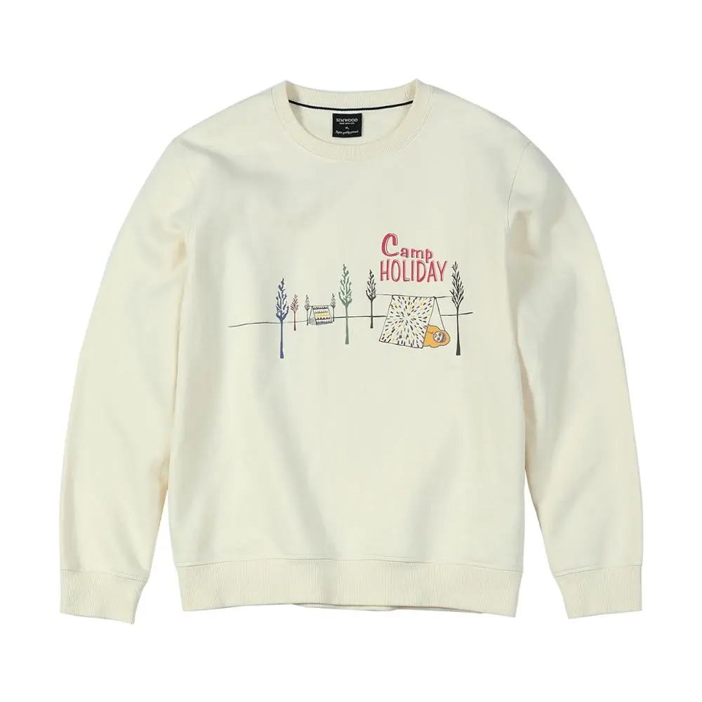 Letter printed casual sweater