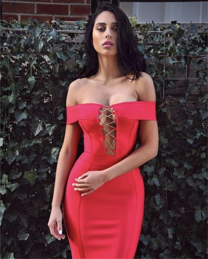 Bandage dress gown