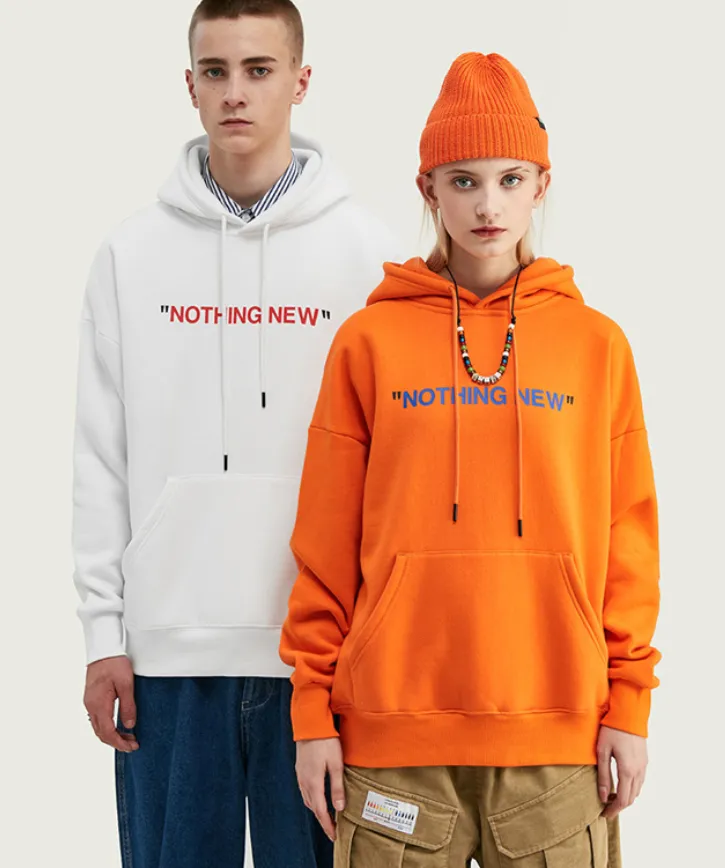 Plus velvet men's hooded sweater