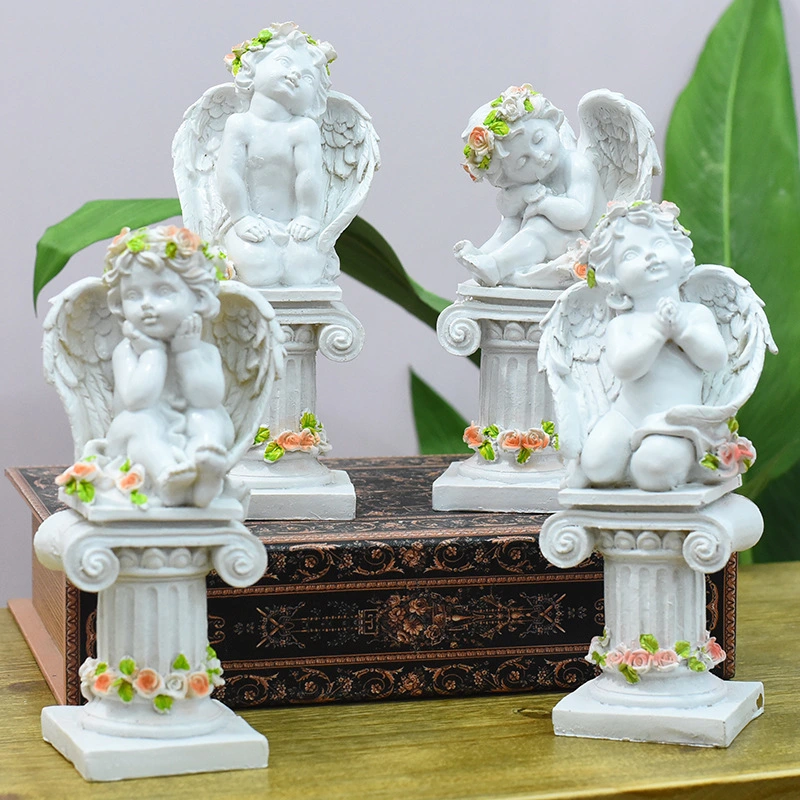 Angel resin decoration