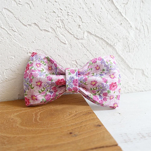 Double Layer Dog Bow Tie Collar Flower