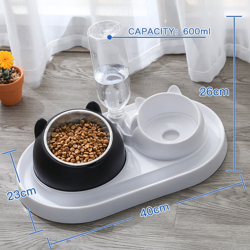 Cat Bowl Dog Bowl Food Bowl To Protect The Cervical Spine Stainless Steel Dog Bowl