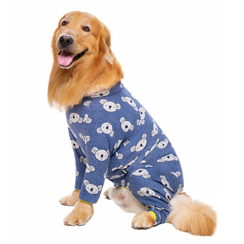 Pet cotton printed four-legged shirt