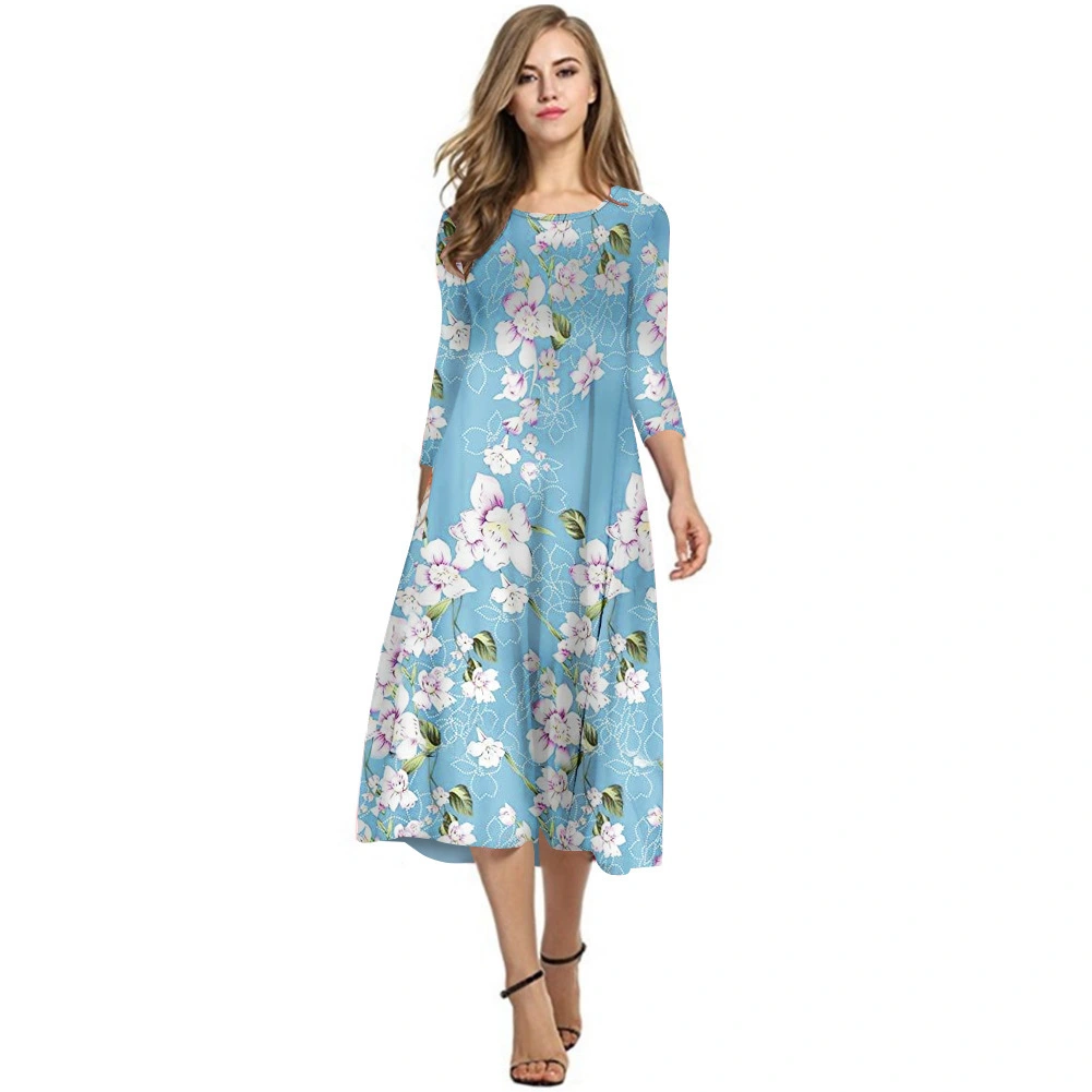 Temperament Elegant Print Dress