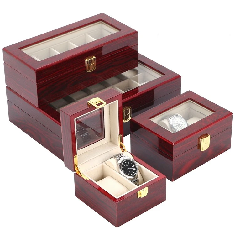 Wooden watch box watch storage box