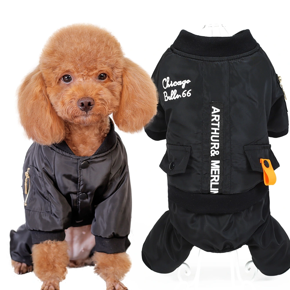 Puppy dog clothes, four corners, autumn clothes