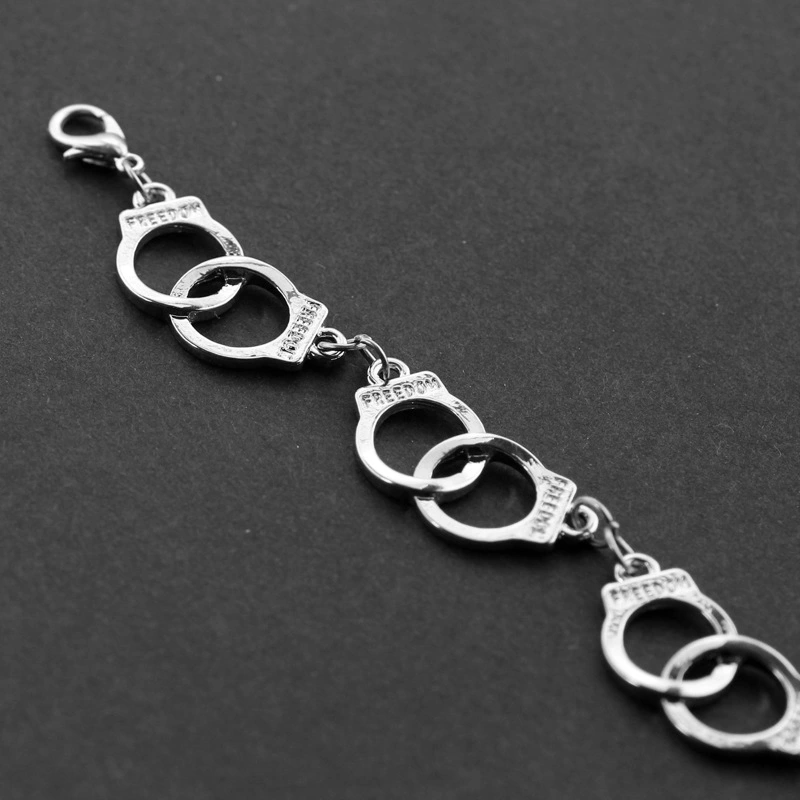 Movie Peripheral 50-Degree Grey Personality Handcuffs Bracelet