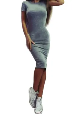 2021 speed sells wish explosion EBAY fashion new hot sale package hip single piece ladies short sleeve summer dress