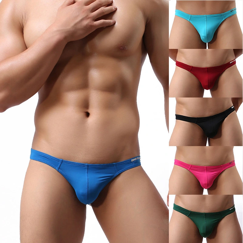 Ice silk men's thong