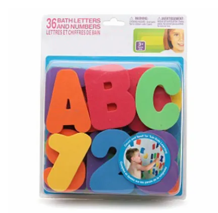 Alphabet Number, 36 Pieces Foam Sticker
