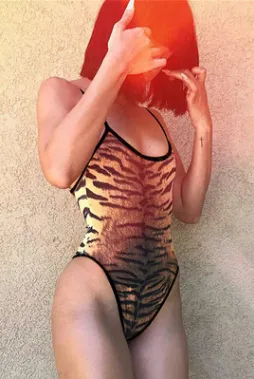 New Summer Tiger Pattern Jumpsuit