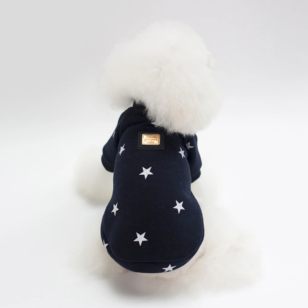Pet Clothes Autumn And Winter Five-pointed Star Sweater