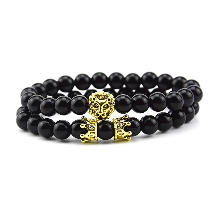 Frosted Natural Stone Micro Inlaid Zircon Bracelet