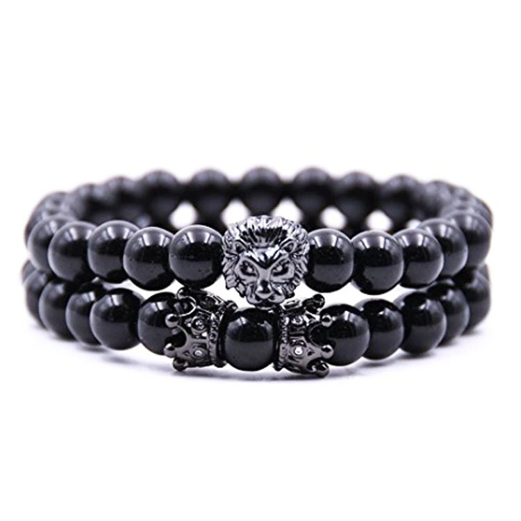 Frosted Natural Stone Micro Inlaid Zircon Bracelet