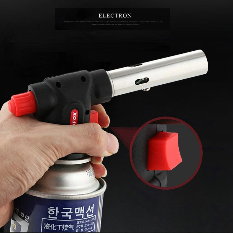 Gas Cassette Fire Gun Outdoor Picnic BBQ Cassette Stove Gun